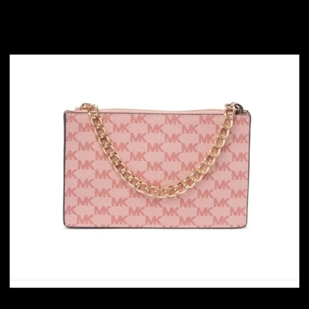 MICHAEL KORS Pull Chain Leather Belt Bag